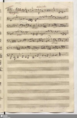 1182. Aria: Miei sospiri che intorno volate / Naumann, J.G.