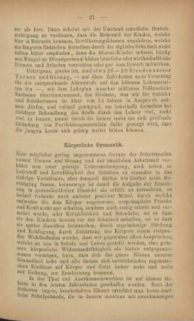 Körperliche Gymnastik