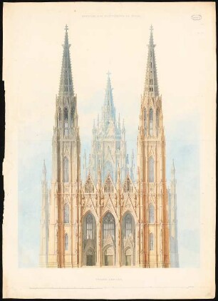 Votivkirche, Wien: Vorderansicht