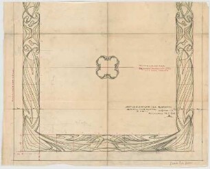 Thiersch, Friedrich von; München; Haus für Handel und Gewerbe - Börsensaal (Deckenabwicklung)
