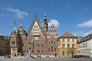 Rathaus, Breslau, Polen