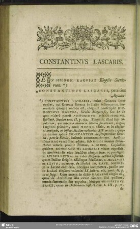 Constantinus Lascaris
