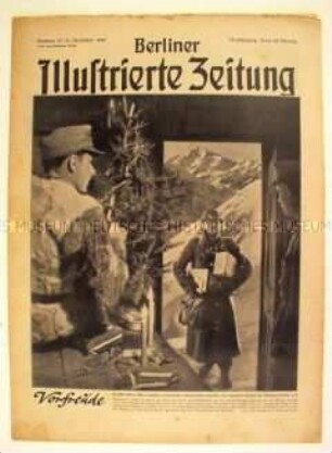 Wochenzeitschrift "Berliner Illustrierte Zeitung" u.a. über Weihnachten an der Front