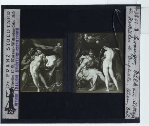 Spranger, Vulkan und Maia (Wien, KHM GG_1128),Spranger, Herkules und Omphale (Wien, KHM GG_1126)