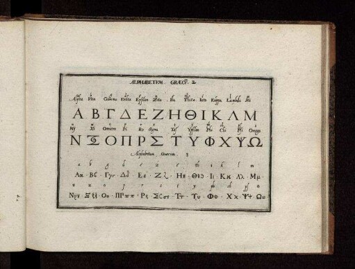 Alphabetvm Græcv[m]. 2. - Alphabetum Græcum 3
