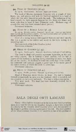 Sala degli Orti Lamiani