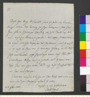 Brief von Eichstädt, Heinrich Karl Abraham an Goethe, Johann Wolfgang von