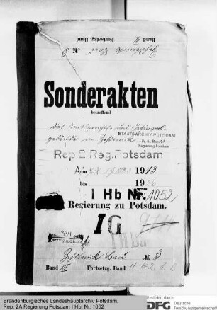 Bauten und Reparaturen an den Gerichtsgebäuden und Gefängnissen in Zehdenick