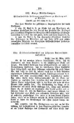 Kurze Mittheilungen : [II. Gymnasien und Realschulen]