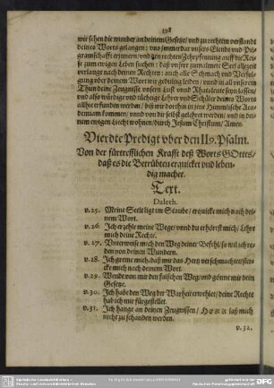 Vierdte Predigt uber den 119. Psalm