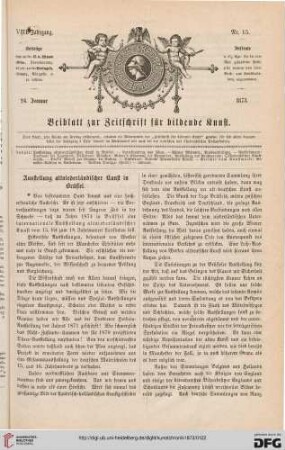 Heft 15 (24. Januar 1873)