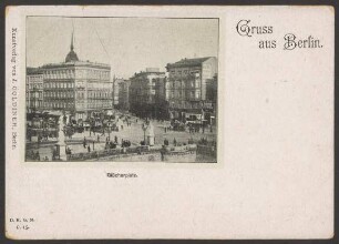 Ansichtskarte "Gruss aus Berlin, Blücherplatz"