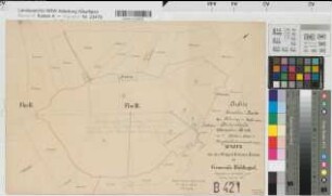 Hiddingsel (Dülmen), Teilung der Bückers Heide, Bl.2 Brouillonkarte
