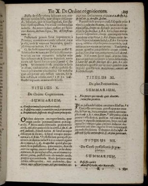 Titulus XII. [ - ] Titulus XXI..