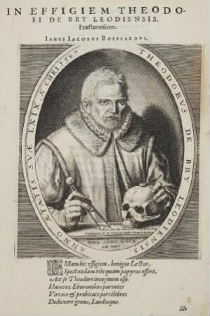 Bildnis von Theodor de Bry (1528-1578)