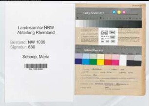 Entnazifizierung Maria Schoop, geb. 21.11.1909 (Kontoristin)