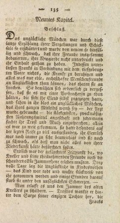 Neuntes Kapitel. Beschluß