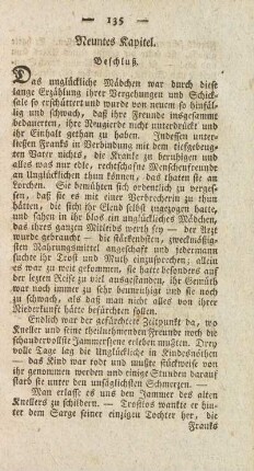 Neuntes Kapitel. Beschluß