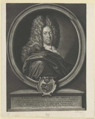 Bildnis des Christianus Philippus de Brinck