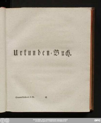 Urkunden-Buch.