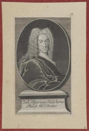 Bildnis des Joh. Henricus Helcherus
