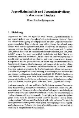 129-142, Jugendkriminalität und Jugendstrafvollzug in den neuen Ländern