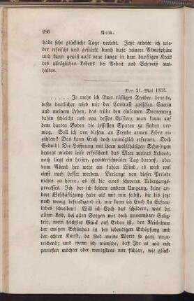 Den 21. Mai 1833.