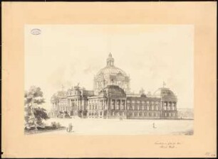 Reichsgericht, Leipzig: Perspektivische Ansicht