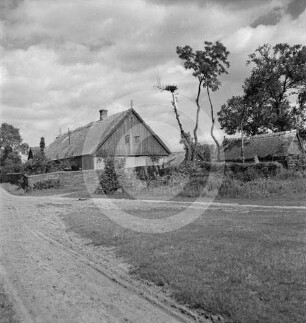 Gehöft in der Weichselniederung (Wolhynien)
