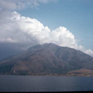 Samothrake, Anfahrt von Norden