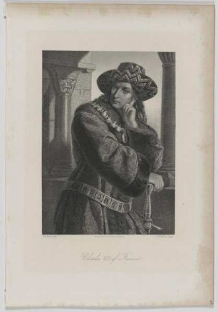 Bildnis des Charles VII., König von Frankreich