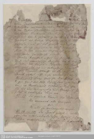 Handschriftenbeschreibung von Carl Adolf Herschel