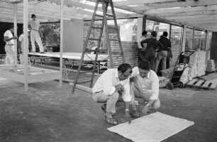 Ausstellung "sparen - bauen - wohnen 70" in der Schwarzwaldhalle und Nancyhalle