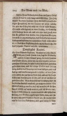 Dreyßigstes Kapitel.