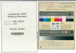 Entnazifizierung Gustav Konrad , geb. 03.07.1911 ()