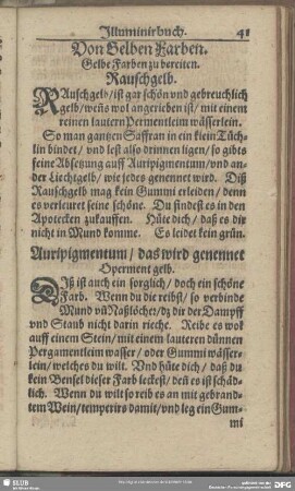 Von Gelben Farben
