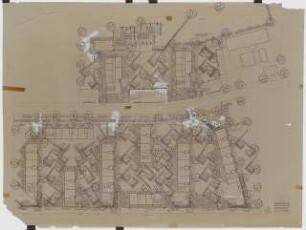 GeWoBAG-Siedlung, Berlin-Tegel Grünplanung: Lageplan/Pflanzplan 1:200