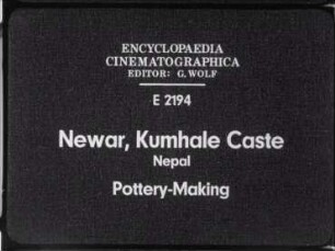 Newar, Kumhale Caste (Nepal) - Pottery-Making