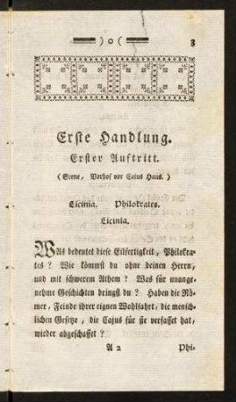 3-26, Erste Handlung