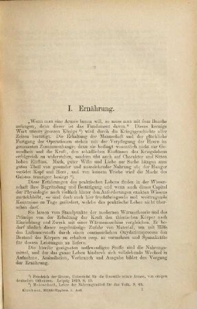 Lehrbuch der Militär-Hygiene