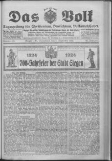 Das Volk. 1891-1941