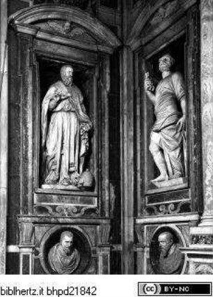 Cappella Aldobrandini, Dekoration des Altarjochs, Papst Clemens VIII.