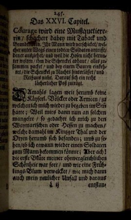 Das XXVI. Capitel.