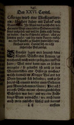 Das XXVI. Capitel.