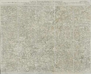 51: Carte Topographique D'Allemagne Contenant le Haut Palatinat, une Partie du Royaume de Boheme, de la Basse Baviere, du Territoire de Nuremberg, du Marcgraviat de Bayreuth et de l'Eveché de Bamberg