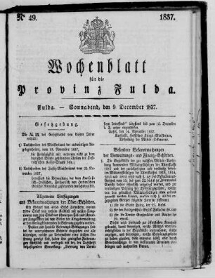 Nr. 49, Ausgabe vom 9. Dezember 1837