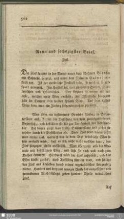 Neun und sechszigster Brief. Zink