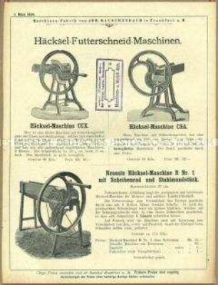 Häcksel-Futterschneid-Maschinen