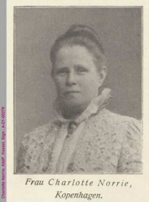 Porträt von Charlotte Norrie