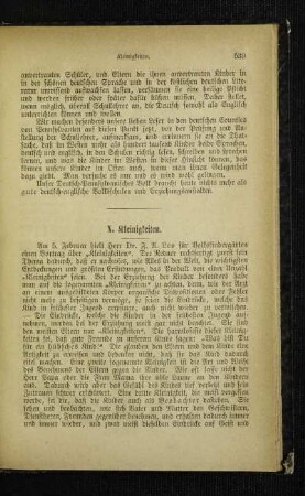 Kleinigkeiten